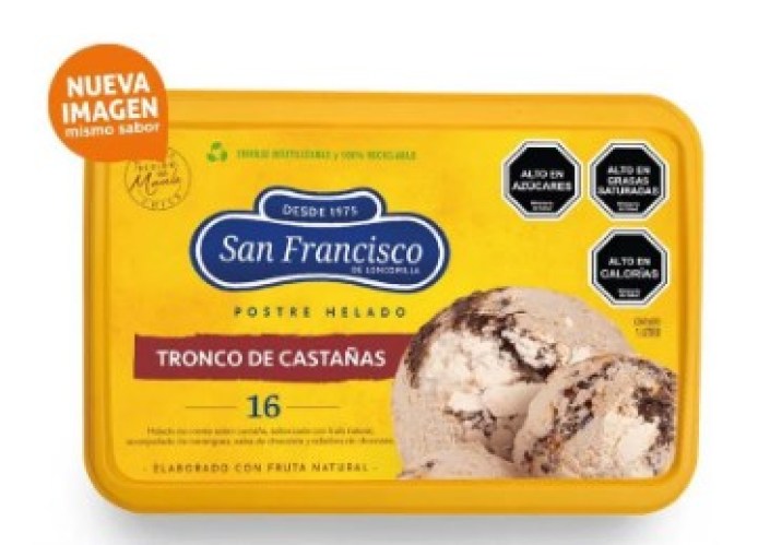 HELADO S.F TRONCO DE CASTAÑAS 1L